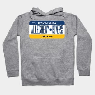 Allegheny River Recreational River license plate Hoodie